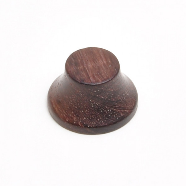 Wood Knob, Hat-Shape, Palisander