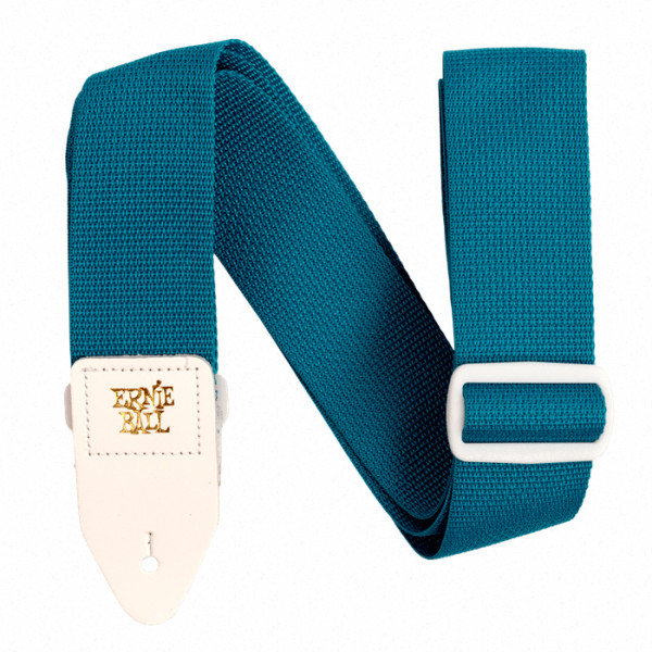 Ernie Ball Gurt Teal w/white EB5349