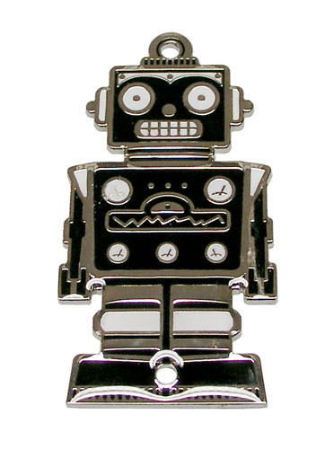 Trussrod Cover, Robot, Silver