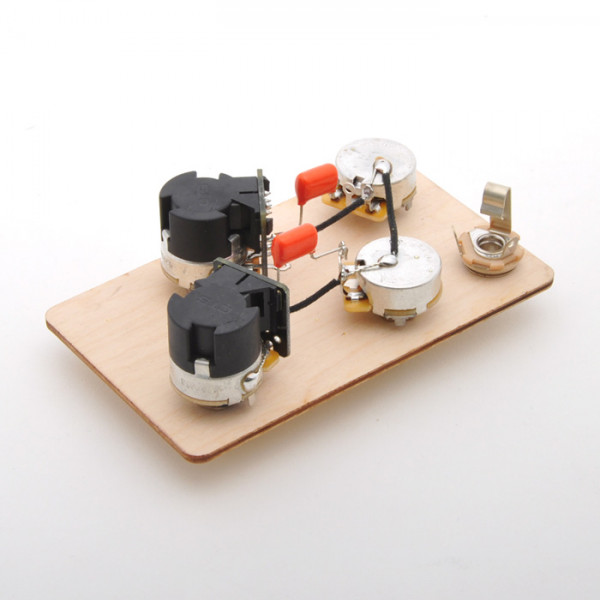 Rockinger Elektronik für Les Paul, Long Shaft, Push Potis