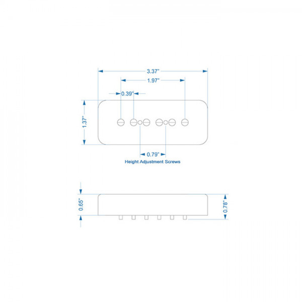 Lollar P90 Soapbar Set, Creme