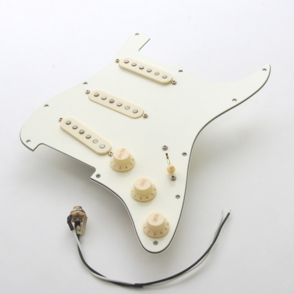Rockinger Pre-Wired Multisound PG, Texas Twister PUs, Aged White