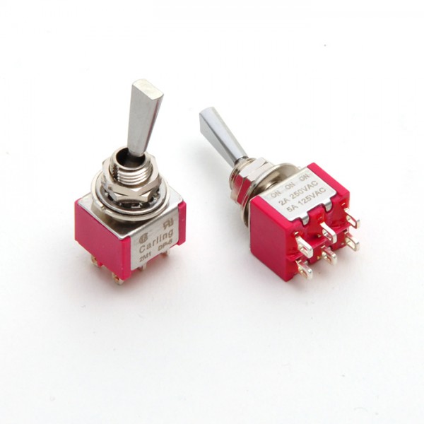 Mini Toggle Switch, Flat Toggle