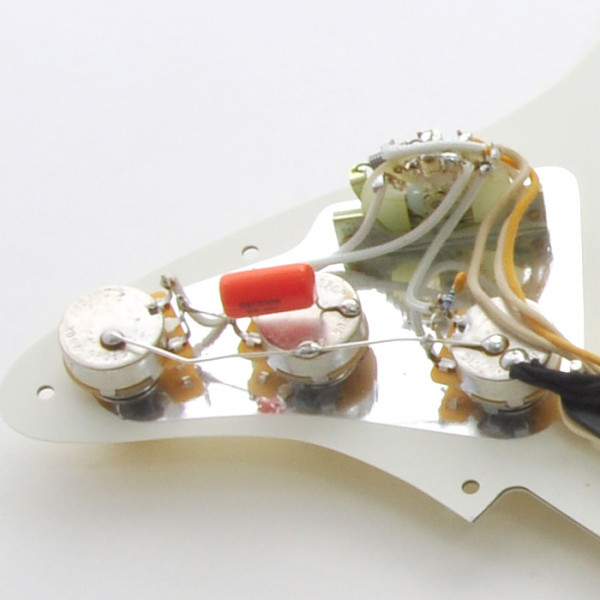 Rockinger Pre-Wired Multisound PG, Texas Twister PUs, Aged White