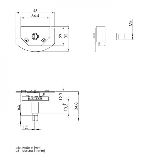 Schaller 5-fach Drehschalter, Megaswitch E