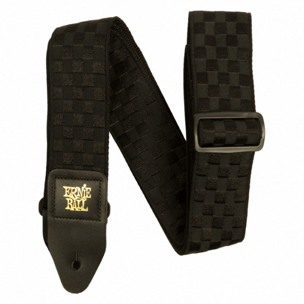 Ernie Ball Gurt Jacquard Black Checkers EB5341