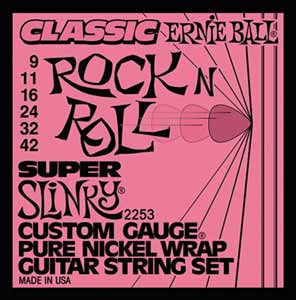 Ernie Ball Rock'n' Roll Pure Nickel Strings