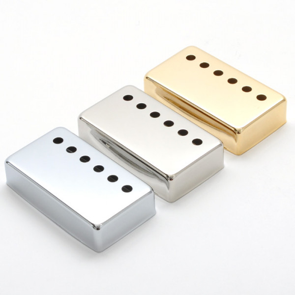 Humbuckerkappe aus Metall (Neusilber) 50mm Lochabstand