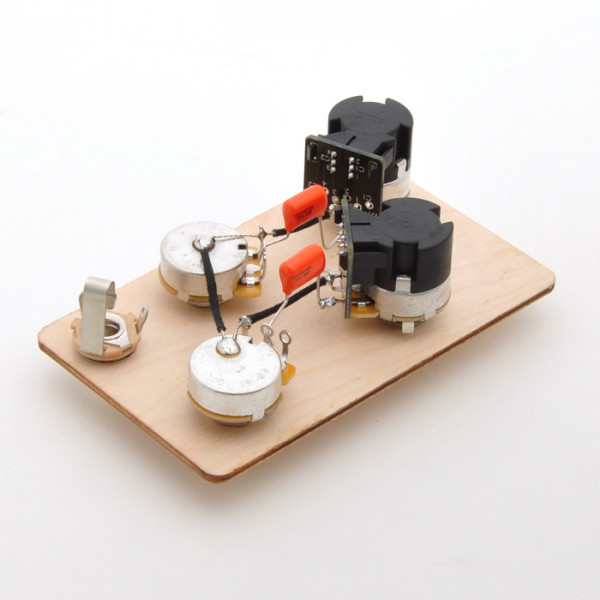 Rockinger Elektronik für 50s Les Paul, Long Shaft, Push Potis